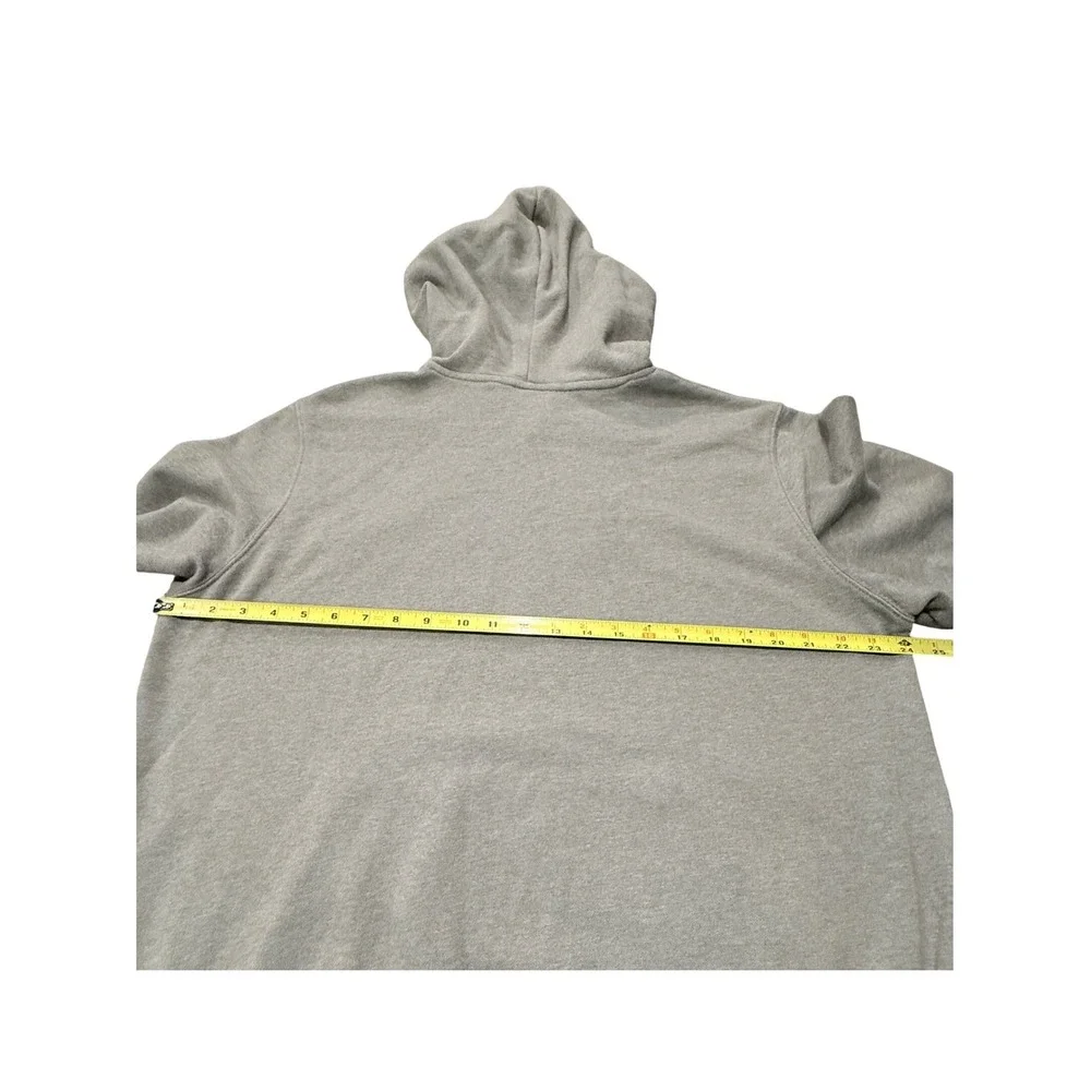 The North Face Mens Gray Graphic Half Dome Logo Pullover Hoodie Large NF0A3X9I